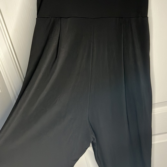 Ambiance v-neck long black romper small - Picture 7 of 8